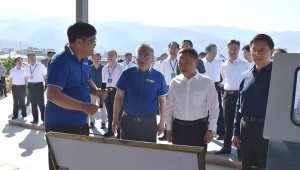 5月6日，国家水利部深化农业水价综合改革、推进现代化灌区建设现场会在云南省元谋县胜利召开，水利部部长李国英、云南省省长王予波等在元谋项目展厅听取了董事长王浩宇关于大禹节水参与两手发力建设现代化灌区的汇报，并给予了充分肯定。